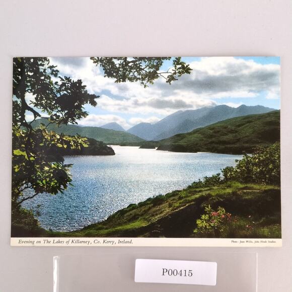 Evening on the Lakes of Killarney Ireland John Hinde 1960s Postcard - Picture 1 of 2
